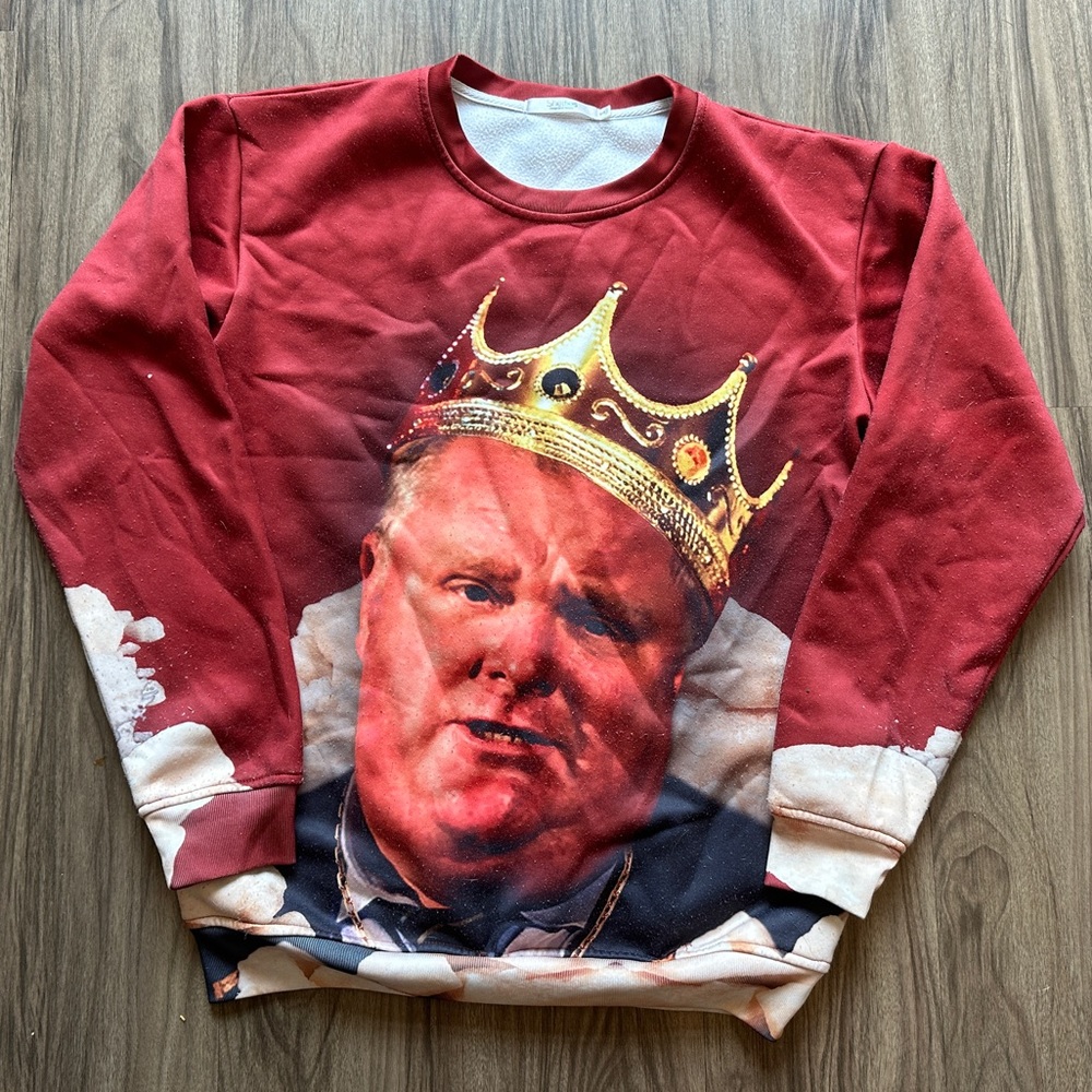 Limited Edition Rob Ford crack sweater